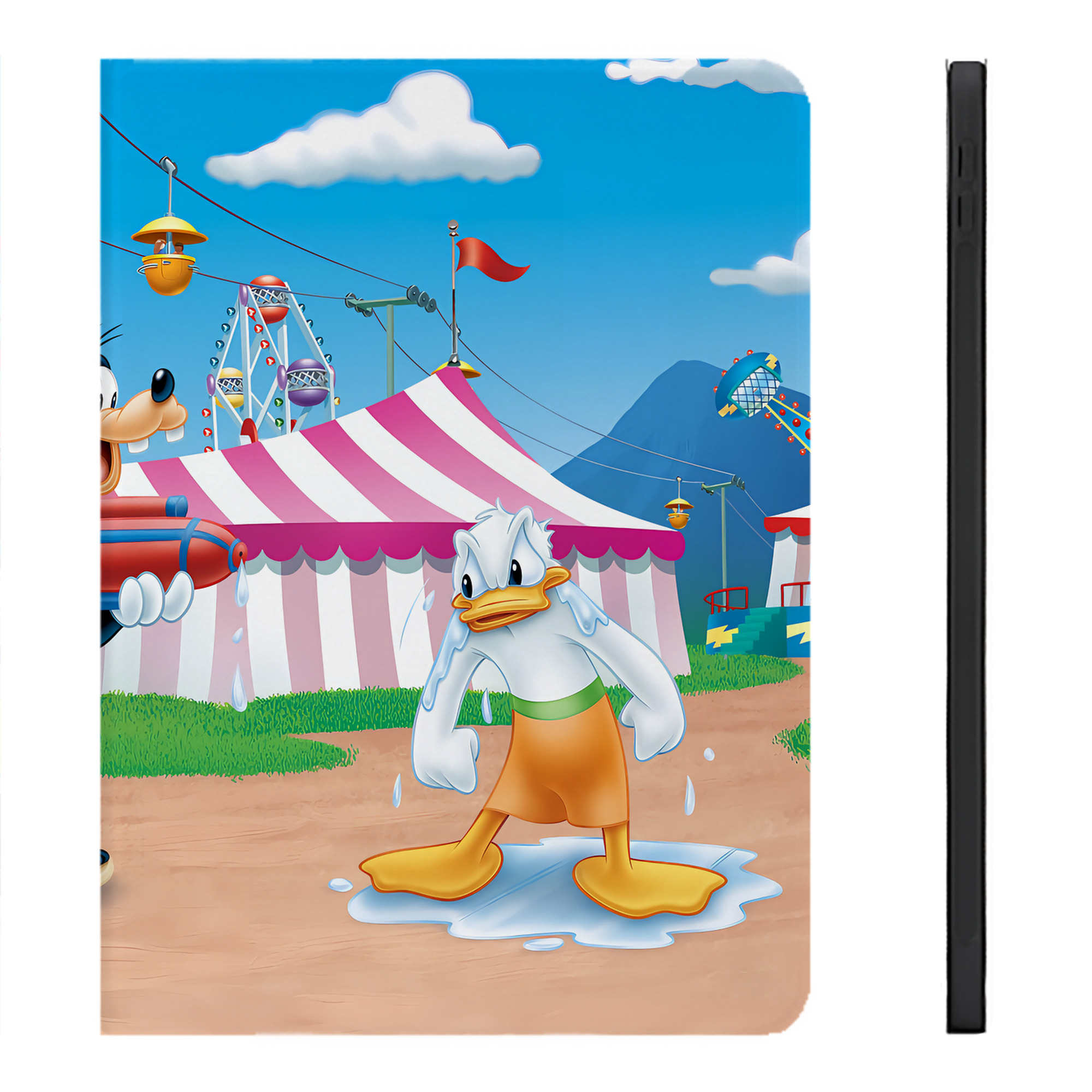 （画像用） ミッキーマウス Mickey Mouse IPadケース ペンホルダー付き ブックスタイルデザイン
